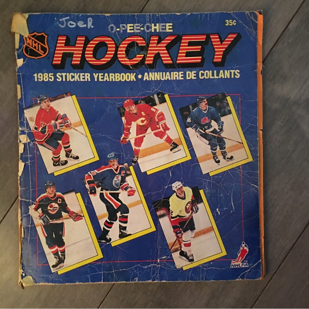 Vintage O-PEE-CHEE 1985 NHL STICKER YEAR BOOK